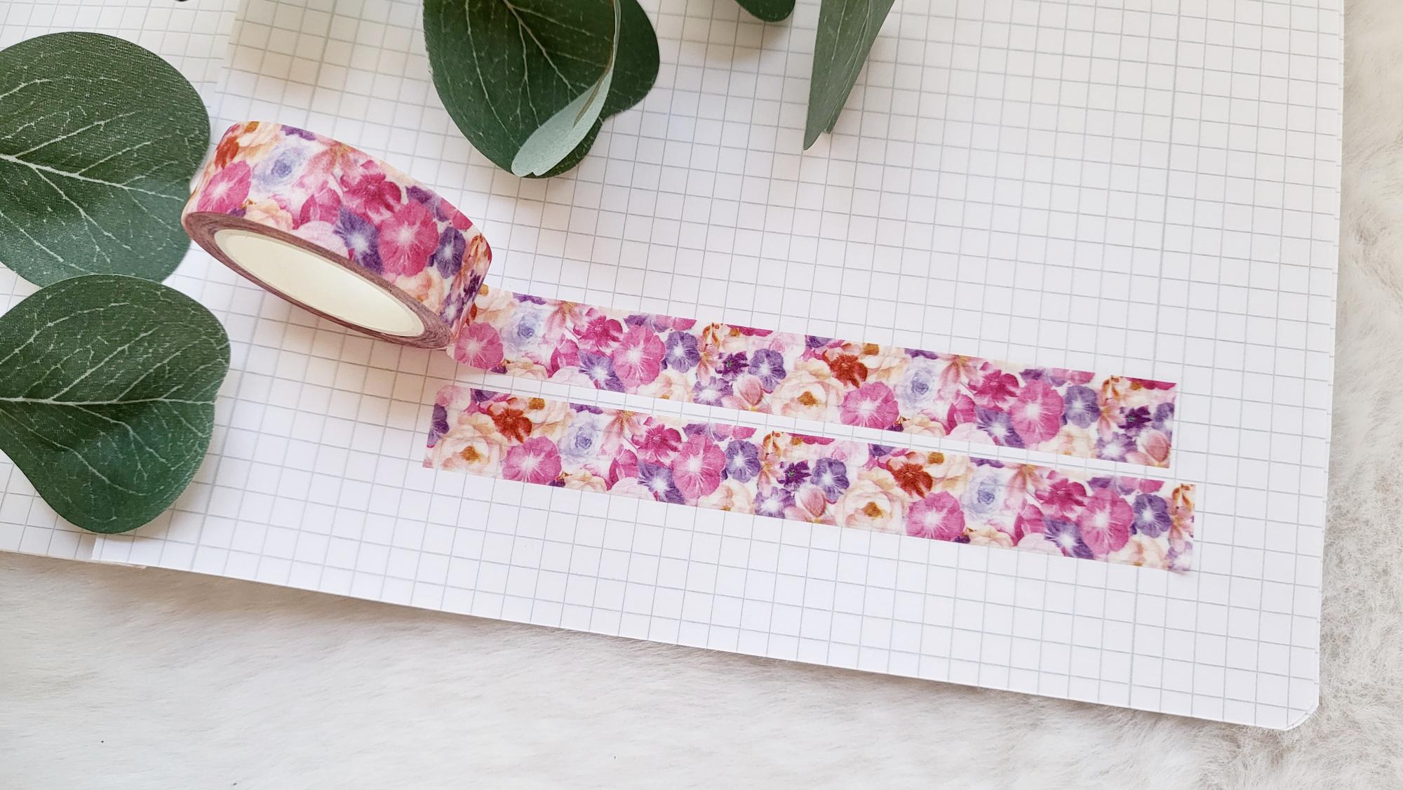 Washi Tape Rosa Blumen